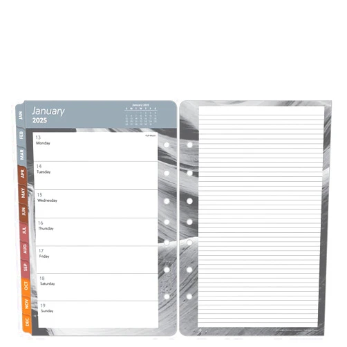 Franklin Covey FranklinCovey - Textures Weekly Ring-Bound Planner (Classic, Jan 2025 - Dec 2025)