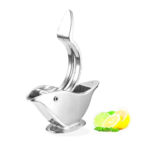 Domonic Home Bird Lemon Squeezer Manual, Metal Lemon Slice Squeezer,Lime Slice Squeezer,Bird Lemon Juicer Hand,Heavy Duty,Ergonomic, Stainless Steel