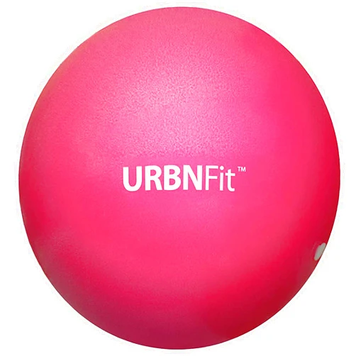 URBNFit Small Exercise Ball - 9-inch Mini Pilates Ball with Fitness Guide for Yoga, Barre, Physical Therapy, Stretching & Core Stability Workout