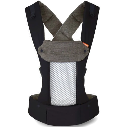 Beco Baby Carrier 8 Hybrid Newborn to Toddler Carrier (7-45lbs) - All in 1 Mesh Toddler Carrier - Baby Carrier Backpack, Front and Hip Carrier with Adjustable Seat - Cooling Ergonomic Carrier (Black)