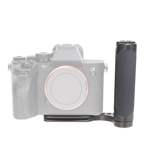 Fotga Universal Side Handle Grip Hand Grip Holder Stabilizer + Arca Swiss Camera Tripod Plate for Canon Nikon Sony DSLR Mirrorless Camera R8 R50 R100 R10 R7 ZV-E1 A7RV A7IV A7C A7CR S5 GH6 Z8 Z7 Z30