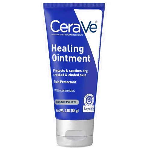 CeraVe Healing Ointment - Moisturizing Skin Protectant with Hyaluronic Acid & Ceramides, 3 Oz