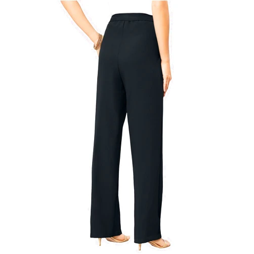 Roaman's Women's Plus Size Wide-Leg Bend Over Pant