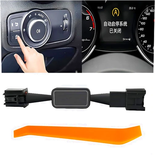 TYRXGR Auto Start Stop Delete/Disable/Eliminator Compatible with Alfa Romeo Giulia Stelvio 2017-2023, Automative Stop Start Engine A-Off System Cancel Device Cable