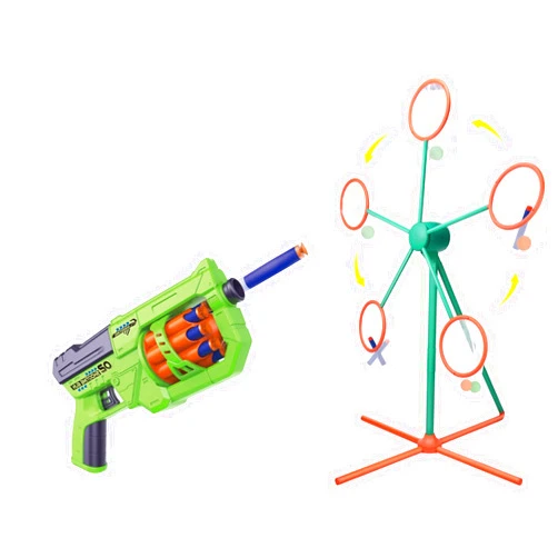 ReechTree Shooting Target and RD-8 Toy Blaster Gun Bundle