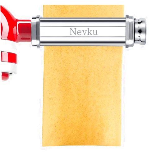 Nevku Pasta Roller Sheet attachment for kitchenaid stand mixer, Stainless Steel Pasta Maker accessory Machine