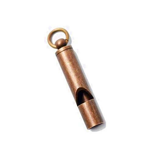WSYTY Whistle Emergency Retro Brass Survival Whistle Outdoor Emergency Whistle Treble Training Wilderness Survival Equipment