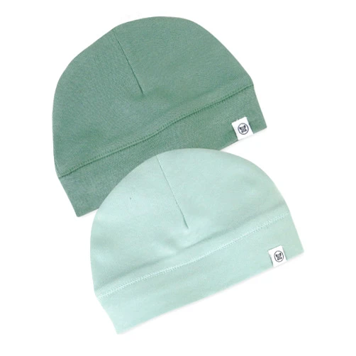 HonestBaby Multipack Caps Newborn Hats 100% Organic Cotton for Infant Baby Boys, Girls, Unisex