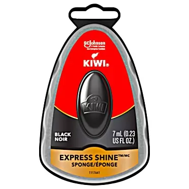 Kiwi Express Shine Sponge Shoe Polish Black 0.23 Oz