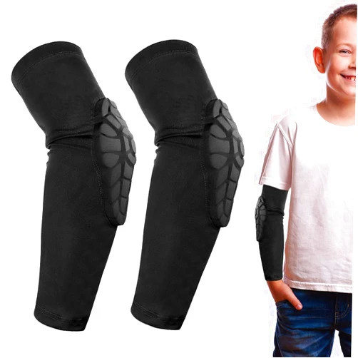 AceList Kids / Youth 5-15 Years Sports Honeycomb Compression Knee Pad Elbow Pads Guards Protective Gear for Basketball, Baseball, Football, Volleyball, Wrestling, Cycling...