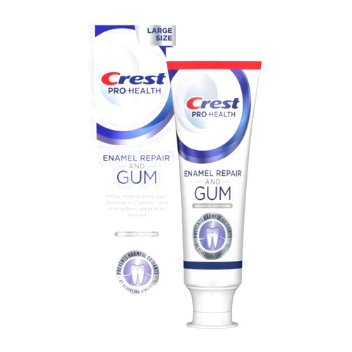 Crest Pro-Health Enamel Repair and Gum Toothpaste 4.8 oz Anticavity, Antibacterial Flouride Toothpaste, Clinically Proven, Gum and Enamel Protection, Advanced Whitening