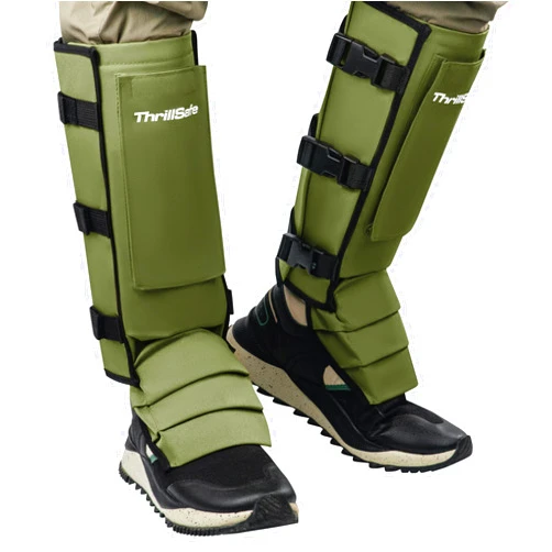 ThrillSafe Snake Gaiters for Men, Waterproof Snake Guards for Legs, Snake Bite Protection for Lower Legs, Snake Proof Gaiters with Adjustable Size, Snake Chaps for Hunting, Hiking