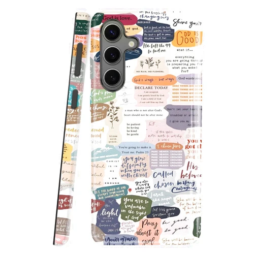 TGABORFU Dual Guard Case for Samsung Galaxy A17 5G, Heavy Duty Dual-Layer Shockproof Protective Phone Case,Christian Quotes