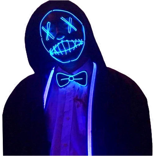 Earthradius Light-up Suspenders LED Bowtie Combo Light up Men's Adjustable Straps Braces and Bow Tie Combo Perfect for Party Events