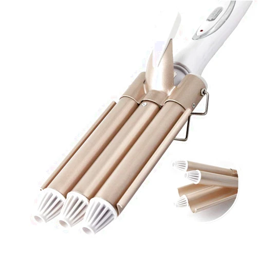 DFGHN Hair Tools Curling Iron Ceramic Triple Barrel Hair Styler Hair Waver Styling Tools Hair Curlers Electric Curl