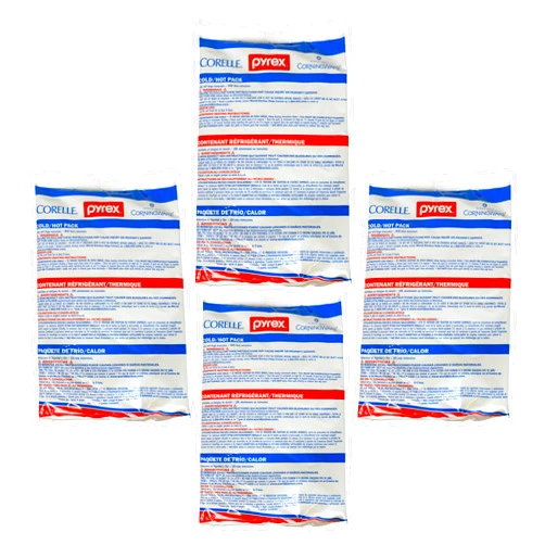 Pyrex Portables Large Hot/Cold Pack - 4 Pack