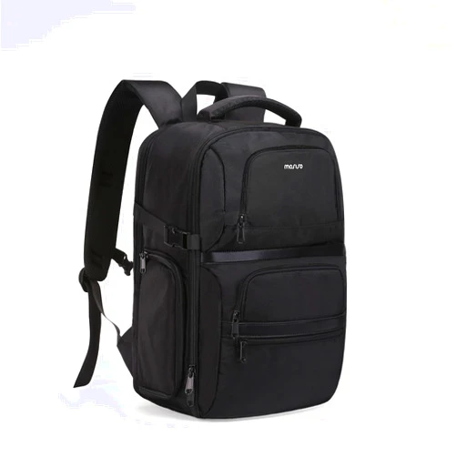 MOSISO Camera Backpack, DSLR/SLR/Mirrorless Camera Case, Side Quick Access Photography Travel Bag with 15-16 inch Laptop Compartment&Rain Cover&3 Front Pockets Compatible with Canon/Nikon/Sony, Black