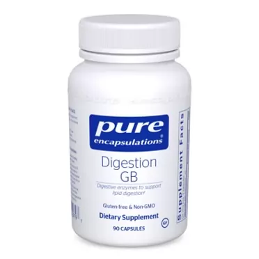 Pure Encapsulations Digestion GB | Digestive Enzyme Supplement to Support Gall Bladder and Digestion of Fat, Carbohydrates, and Protein* | 90 Capsules 90 Count (Pack of 1)