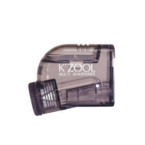 KUTSUWA STAD K'ZOOL Sharpness Adjustable Pencil Sharpener, Translucent Black (RS035BK)