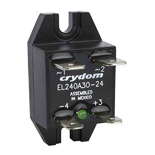 SENSATA/CRYDOM EL240A30-05 - SOLID STATE RELAY, 30A, 4-8VDC, AUTOMATIC, PANEL MOUNT, QUICK CONNECT, SPST-NO