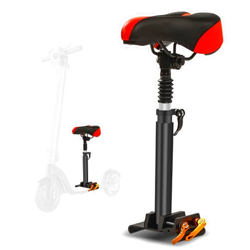Gugxiom Electric Scooter Seat, Foldable and Adjustable Saddle Seat with Shock Absorption Foam Cushion Scooter Seat for Xiaomi M365