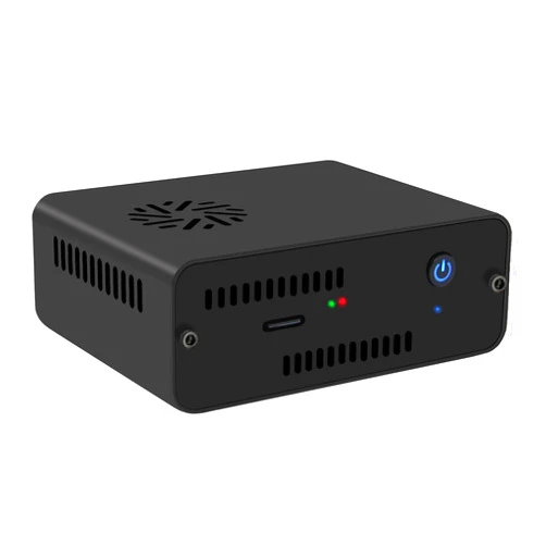 Geekworm NASPi V2.0 2.5 inch SATA HDD/SSD NAS Storage Kit with Safe Shutdown & Auto Power On Function for Raspberry Pi 4 Model B(Not Include Raspberry Pi 4)