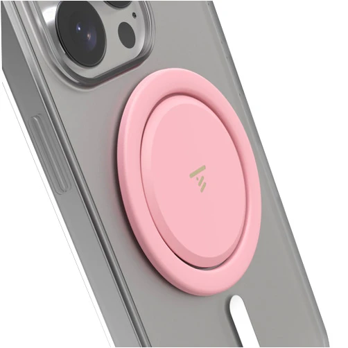 Tango Ultra Thin Phone Grip: Compatible with MagSafe, Space Grade Steel, Poppable, Standable, Removable for Wireless Charging. Half The Thickness, Twice The Pop and More Bling Than A Ring.