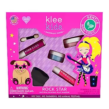 Luna Star Naturals Klee Kids Natural Mineral Makeup 4 Piece Kit (Rock Star)