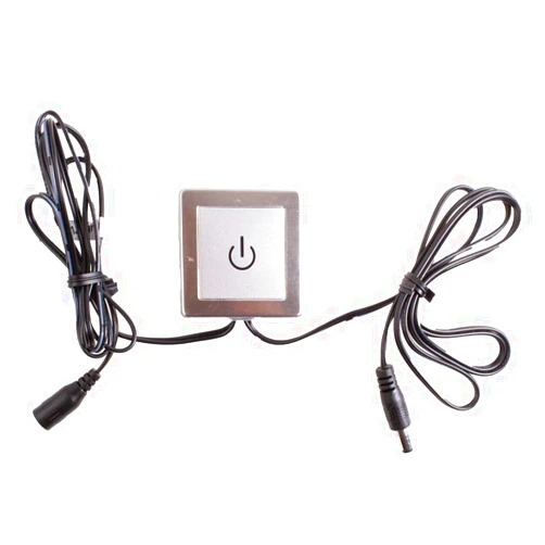 LEDUPDATES Inline Touch Switch, Dimmer, on/Off Switch, Touch Control Dim Switch for LED Light Strip Module Showcase Light add on to 12v 24v Power Supply