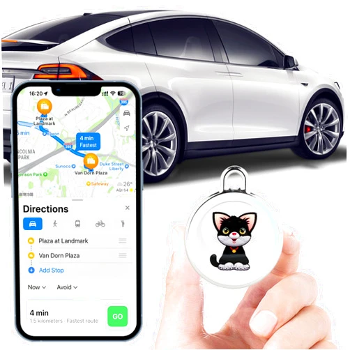 NGXDFL GPS Tracker for Vehicles,Mini Portable Car GPS Tracker,Full Global Coverage Location GPS Tracker for Kids,Dogs,No Subscription Required/No Monthly Fee/No SIM Card Required