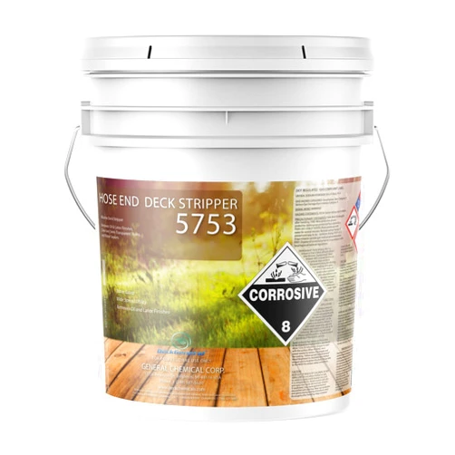 DeckGeneral 5753 Deck Stripper Removes Stains, Finishes, Coatings, Sealers & Paint, Easy & Simple Application, Works on Multiple Wood Surfaces, Zero VOC, Water Based Deck Stain Remover 5 Gal