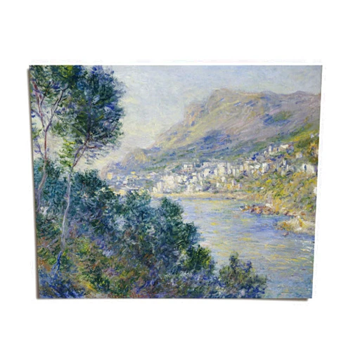 Artwork Culture Port-en-Bessin, Belle-Isle - 8.5x11 - Claude Monet - Wall Art Print - UNFRAMED