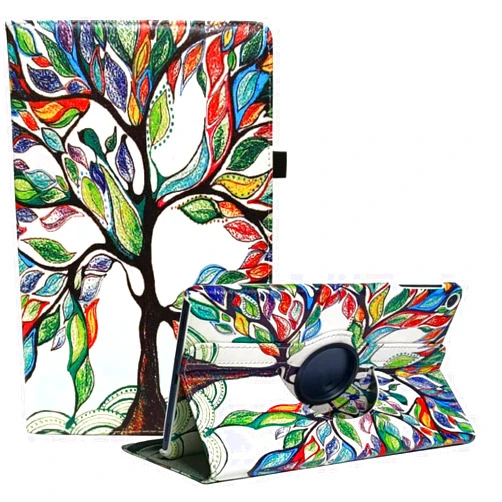 Newraturner Case for Samsung Galaxy Tab A 10.1 2019, 360 Degree Rotating Stand Smart Case for Samsung Tab A 10.1 Inch Tablet [SM-T510/T515] 2019 Release (Lucky Tree)
