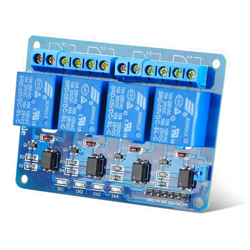 Gump's grocery 5V 4 Channel Relay Module with Optocoupler for Arduino UNO R3 MEGA 2560 1280 DSP ARM PIC AVR STM32 Raspberry Pi