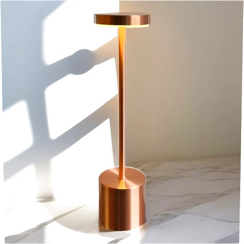 Generic LED Table lamp, 3-Level stepless dimming, Portable Modern Small Table lamp, Suitable for Various venues Such as Party Terrace Restaurant Outdoor Office