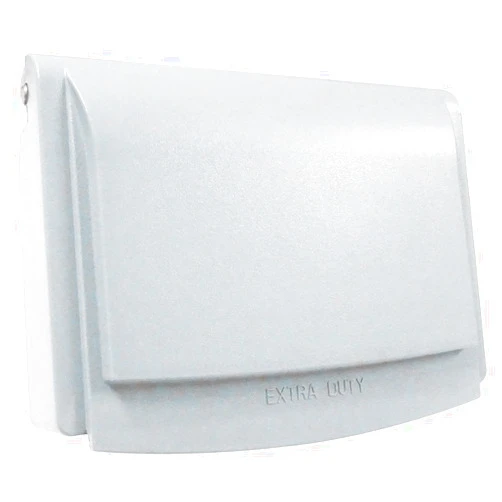 Sigma Electric Sigma Engineered Solutions 14441WH 1-Gang Horizontal Slimline In-Use Weatherproof Cover, White