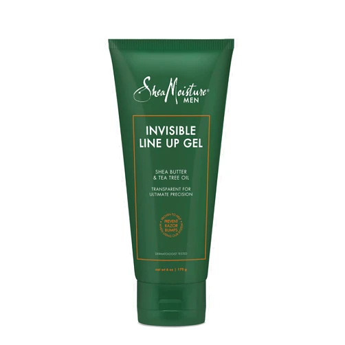 SheaMoisture Men Invisible Line Up Shave Gel For Smooth Skin Dermatologist-Tested Skin Care Proven to Prevent Razor Bumps When Using Our System 6 oz