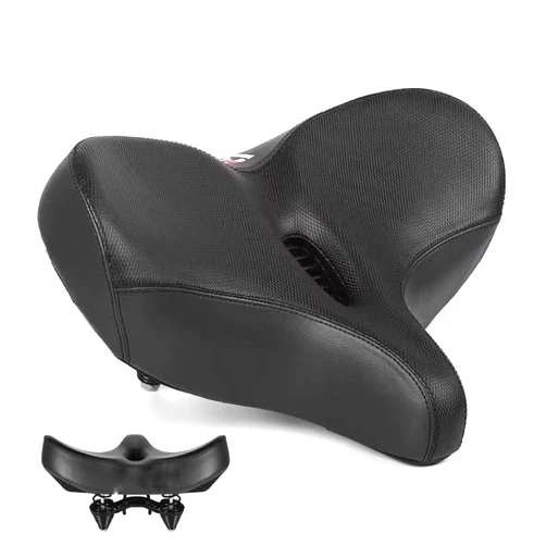 Wenoker Bike Seat for Peloton Bike, Oversized Bike Seat Cushion Compatible with Stationary Bike, Indoor Cyling Bike or Exercise Bikes, Bike Saddle Replacement for Men & Women, Peloton Accessories
