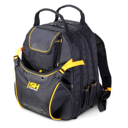 STEELHEAD 48-Pocket Heavy-Duty Tool Backpack, Padded Back Support, Reinforced Bottom, Rubber Feet, Perfect for Electricians, Plumbers, Contractors, HVAC Techs