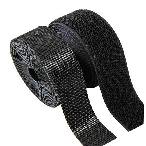 MYUREN Sew on Hook and Loop Strips 2in x 3yd | Easy to Sew | Excellent Grip | Non-Adhesive Back Nylon Strips Fabric Fastener Non-Adhesive Interlocking Tape for Clothing Sewing Crafts and DIY Projects, Black