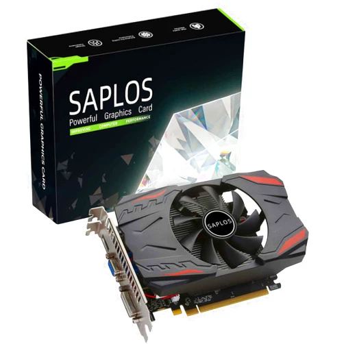 SAPLOS Radeon HD 7670 2GB Graphics Card, GDDR3, 128-bit, HDMI DVI-D VGA, Video Card for PC, PCI Express x 16, GPU, Low Power, for DirectX 11, OpenGL 4.5