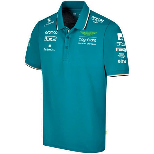 Aston Martin Cognizant F1 2023 Men's Team Polo Shirt