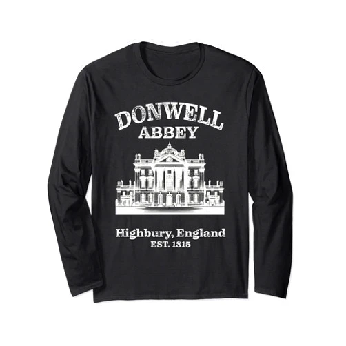 Literature For Funsies Donwell Abbey Jane Austen Literature Books Reader Emma Long Sleeve T-Shirt