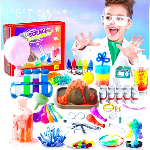 Osllate Science Kits for Kids - 70 Experiments Science Kit for Kids Age 6-12 Year Old, STEM Educational Science Toys Gifts for Girls Boys, Chemistry Set, Crystal Growing, Erupting Volcano