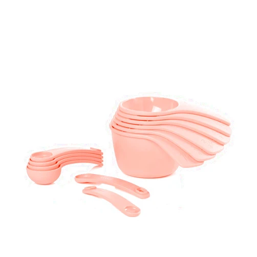 Tupperware Measuring Cups and Spoon Set in Sweet Morning, Large