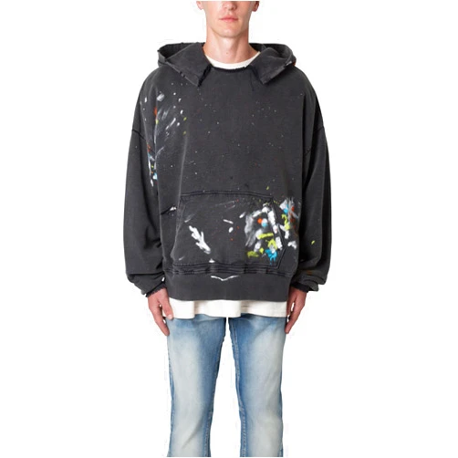 mnml Men's Destroyed Painter Hoodie