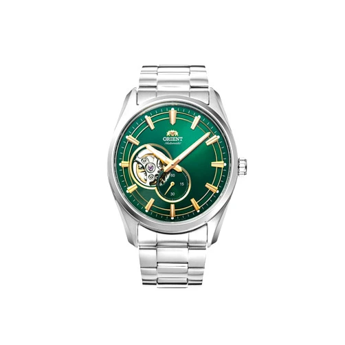 Orient Automatic/Hand-Winding Semi-Skeleton Dress Watch with Sapphire Crystal