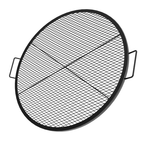 Stanbroil Heavy Duty X-Marks Fire Pit Cooking Grill Grates with Support X Wire - Outdoor Round BBQ Campfire Grill Grid - Camping Cookware, 36-Inch