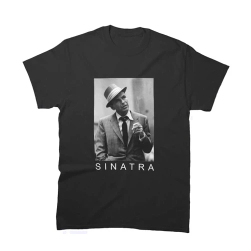LEQUVU Unisex Shirts Frank Sleeve Sinatra Tee 34 Birthday Vintage Cotton Men's Friends T-Shirt Gift for Men Women Multicolor, Small-5X-Large