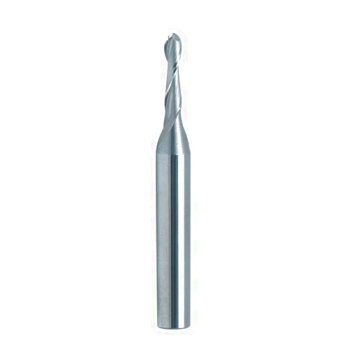 HAMILY PANHAM 1/8 Ball Nose Up-Cut 2 Flute Spiral Bit CNC Router Bit Solid Carbide 1/4 Shank,D 1/8